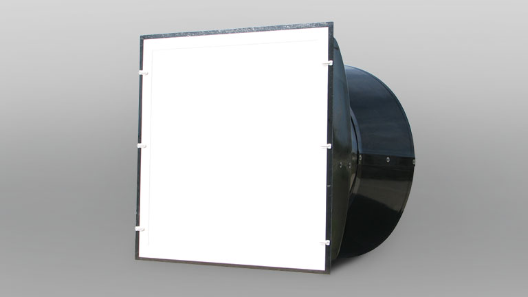 Insulated Panel AP fan with insulated panel installed