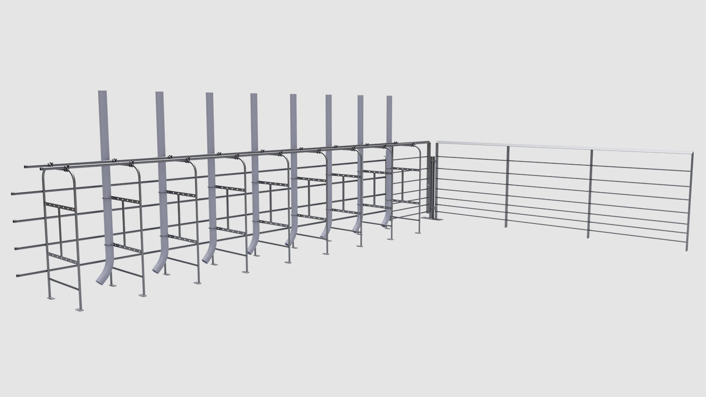 Mini box divisor para gestación