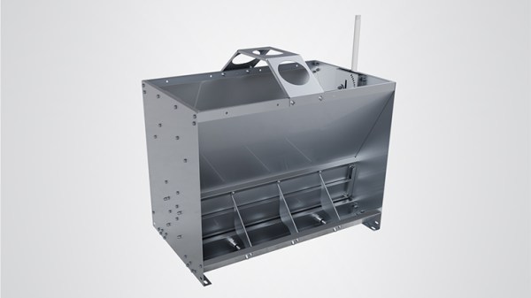 Comedouro Creche AP PRO para leitões de 5 a 28 kg – modelo 4 bocas duplo